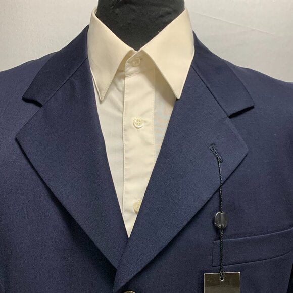 BENDETTI ITALIAN BLAZER - VIRGIN WOOL NAVY 4B - 42R, 44R - Picture 5 of 11